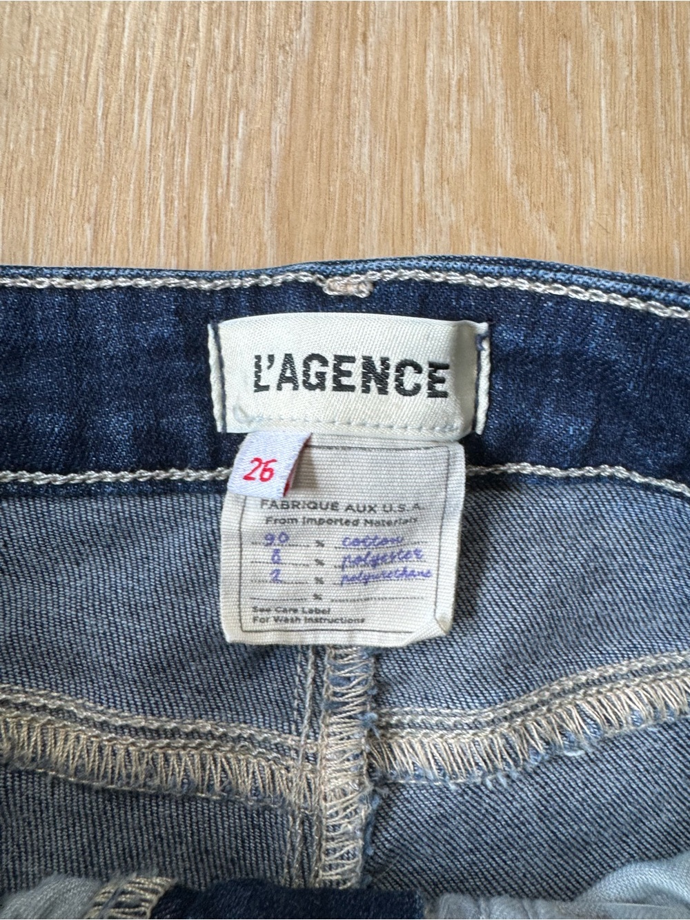 L'AGENCE Indigo Flare Jeans - Picture 3 of 6